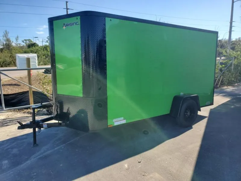2026 Arising 6X12 3K CARGO TRAILER WITH REAR RAMP DOOR 