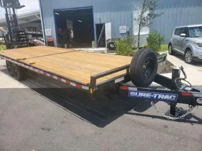 2026 Sure-Trac 8.5X28 (24+4) DECKOVER W/DOVETAIL