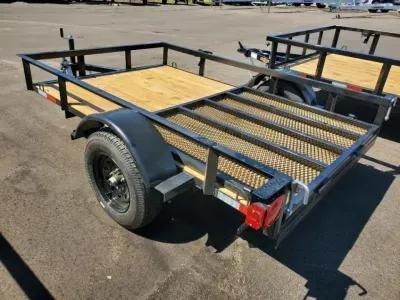 2026 Down 2 Earth Trailers 5X8 SA ANGLE TOP 