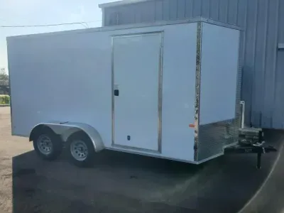 2027 Rock Solid Cargo 7X14 TA SEMI SCREWLESS 7' INTERIOR HEIGHT