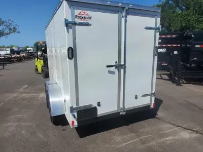 2026 Rock Solid Cargo 6X12 REAR BARN DOORS
