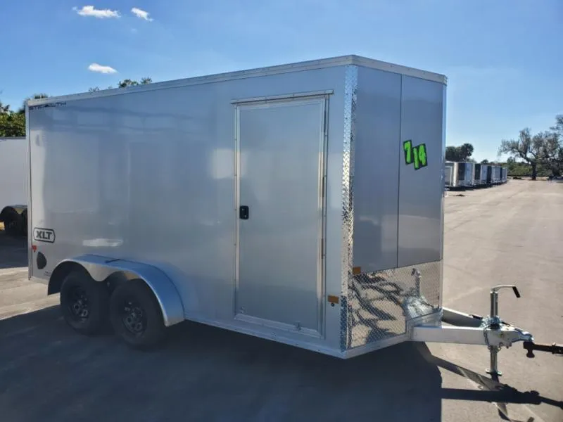 2026 ALCOM 7X14 7K ALUMINUM FRAME CARGO TRAILER WITH 