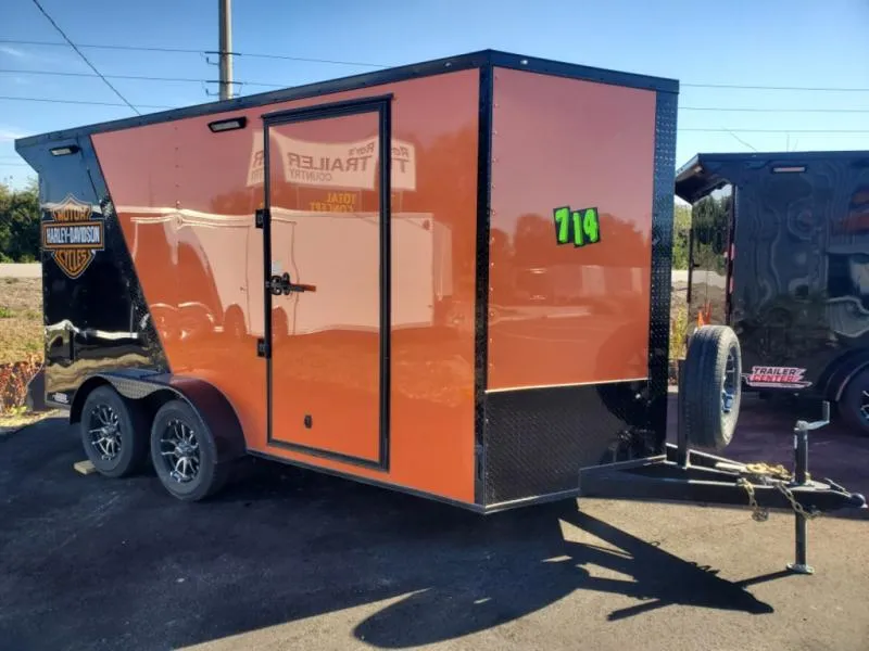 2026 Rock Solid Cargo 7X14 7K HARLEY DAVIDSON CARGO TRAILER 