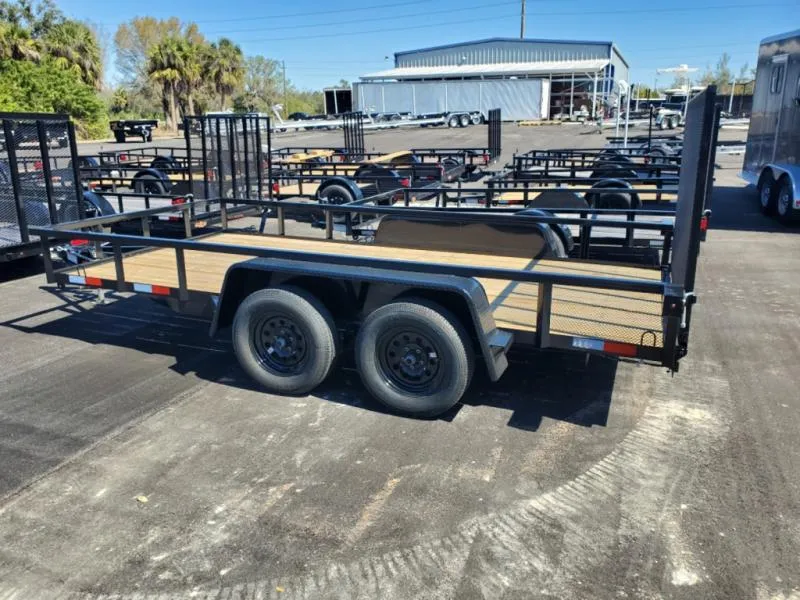 2026 Down 2 Earth Trailers 7X14 TA 7K TUBE TOP UTILITY