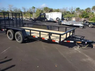 2026 Down 2 Earth Trailers 7X16 TA 7K TUBE TOP 