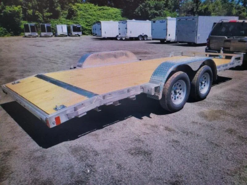 2026 ALCOM 7X18 7K ALUMINUM CAR HAULER WITH SLIDE IN 