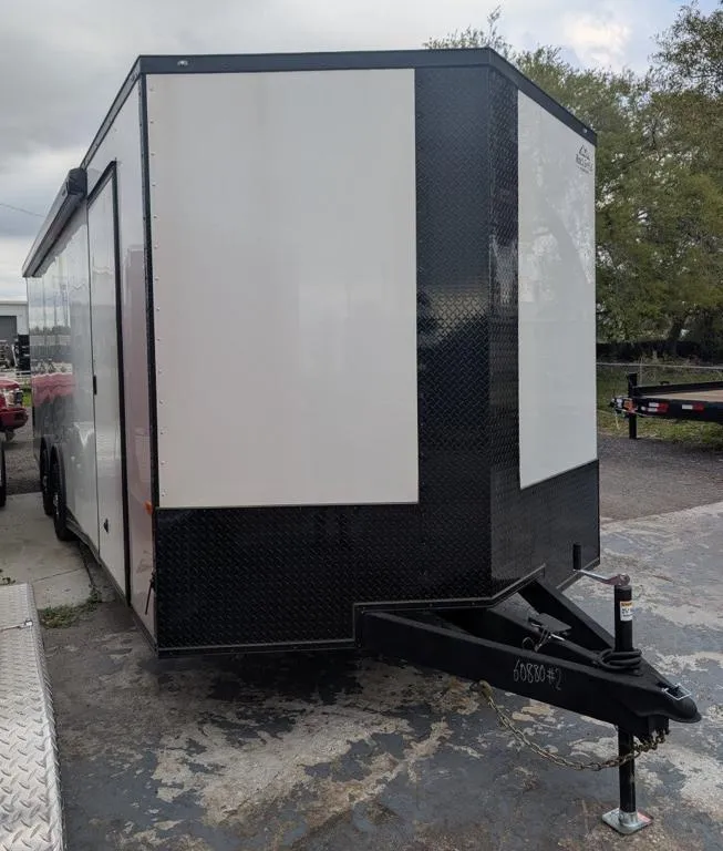 2025 Rock Solid Cargo 8.5X24 TA ENCLOSED POLY RAMP 