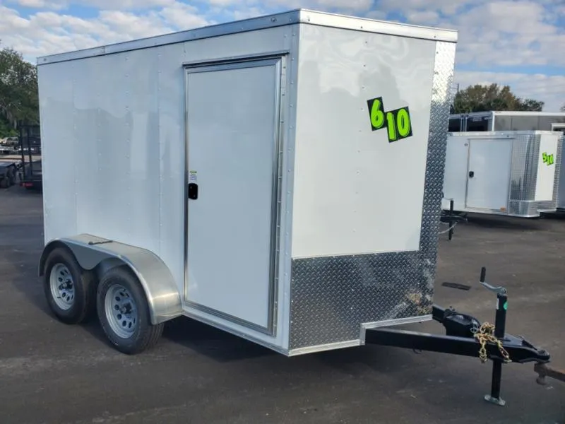 2026 Rock Solid Cargo 6X10 7K CARGO TRAILER WITH REAR RAMP DOOR 