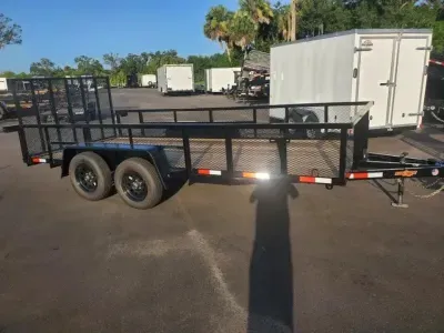 2026 Down 2 Earth Trailers 7X16 TUBE TOP 