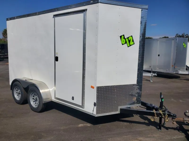 2026 Rock Solid Cargo 6X12 7K CARGO TRAILER WITH REAR RAMP DOOR 