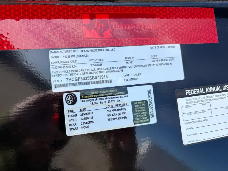 used Equipment / Flatbed Trailers Texas Pride Trailers  for sale, in Waxahachie, TX Thumbnail 7