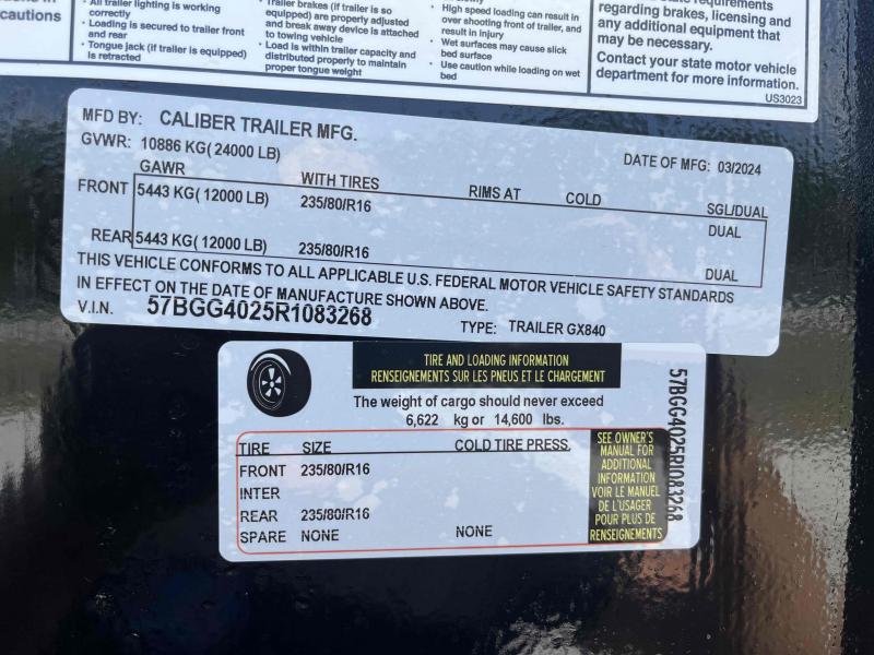 new Equipment / Flatbed Trailers Caliber Trailer Mfg Other for sale, in Hampton, FL Thumbnail 12