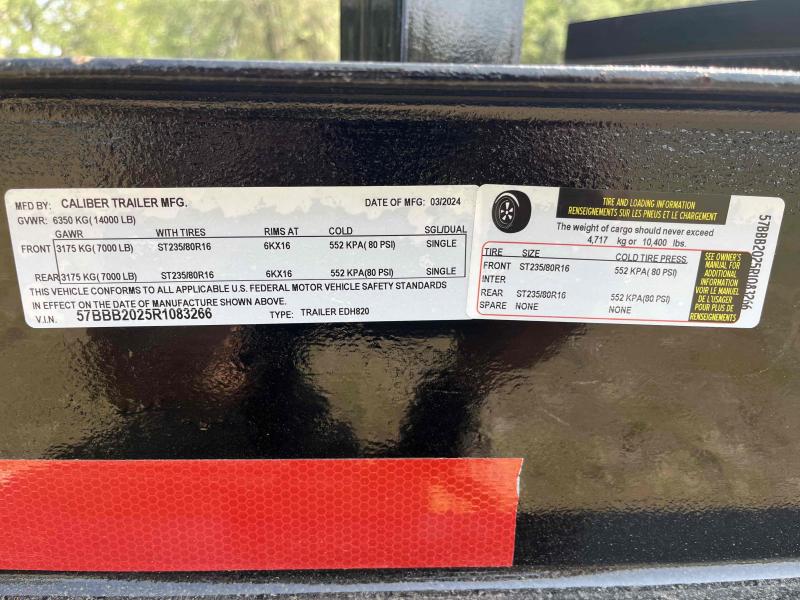 new Equipment / Flatbed Trailers Caliber Trailer Mfg Other for sale, in Hampton, FL Thumbnail 8