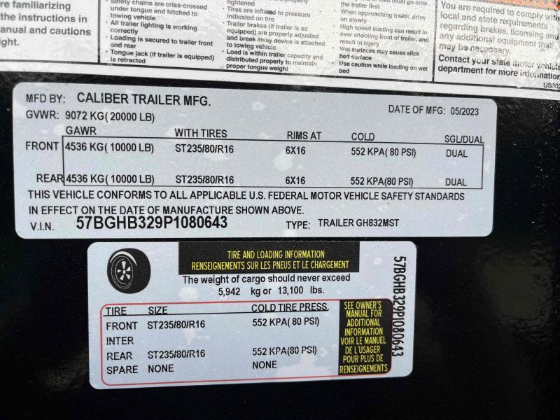 new Equipment / Flatbed Trailers Caliber Trailer Mfg  for sale, in Hampton, FL Thumbnail 9