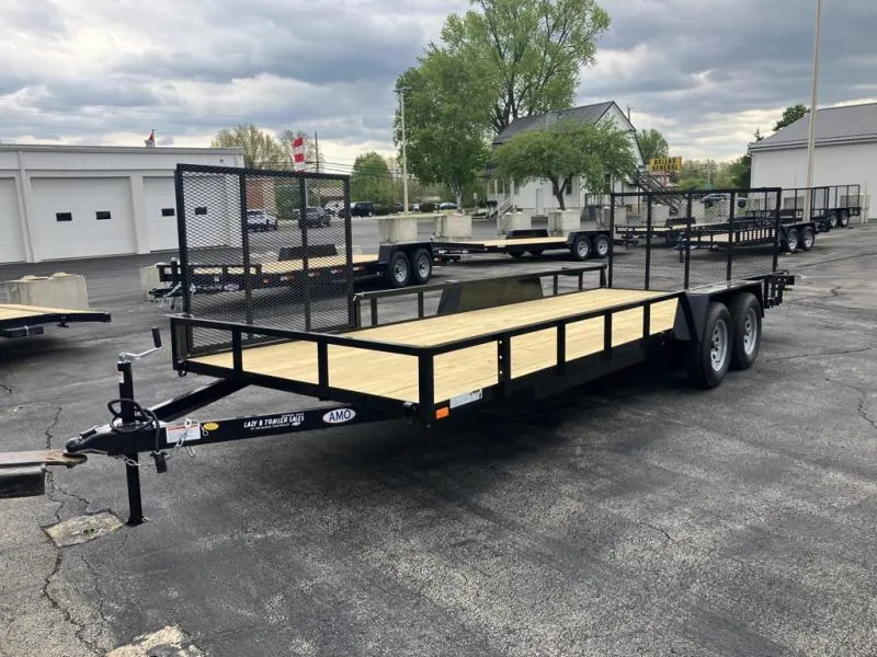 2026 AMO 82" x 20' Utility Trailer (Side Gate)