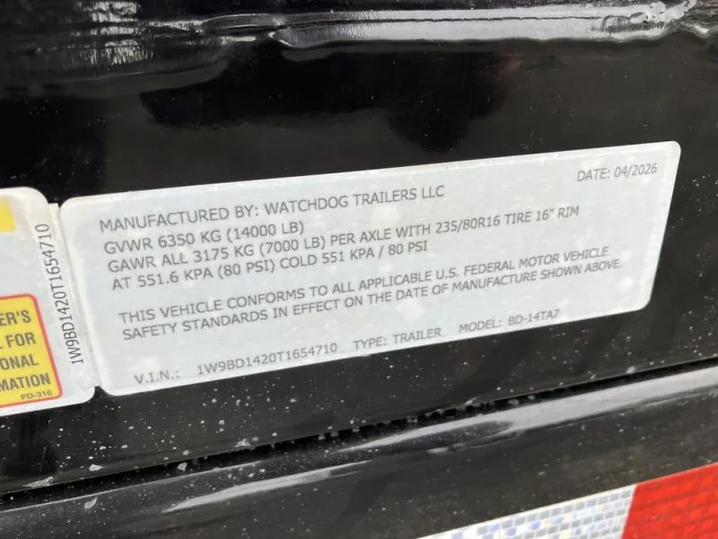 new Dump Trailers Watchdog  for sale, in Warren, OH Thumbnail 17