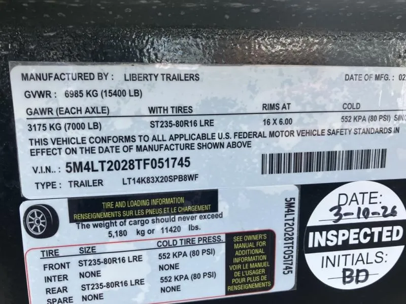 new Tilt Trailers Liberty  for sale, in Warren, OH Thumbnail 20
