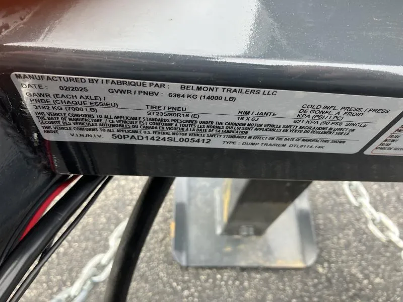 new Dump Trailers Belmont  for sale, in Warren, OH Thumbnail 17