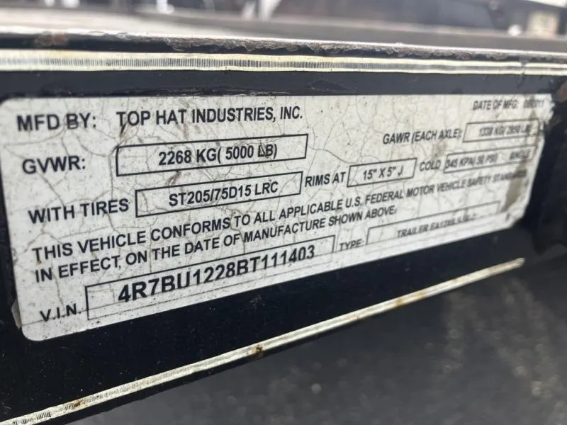 used Utility Trailers Top Hat Trailers  for sale, in Warren, OH Thumbnail 10