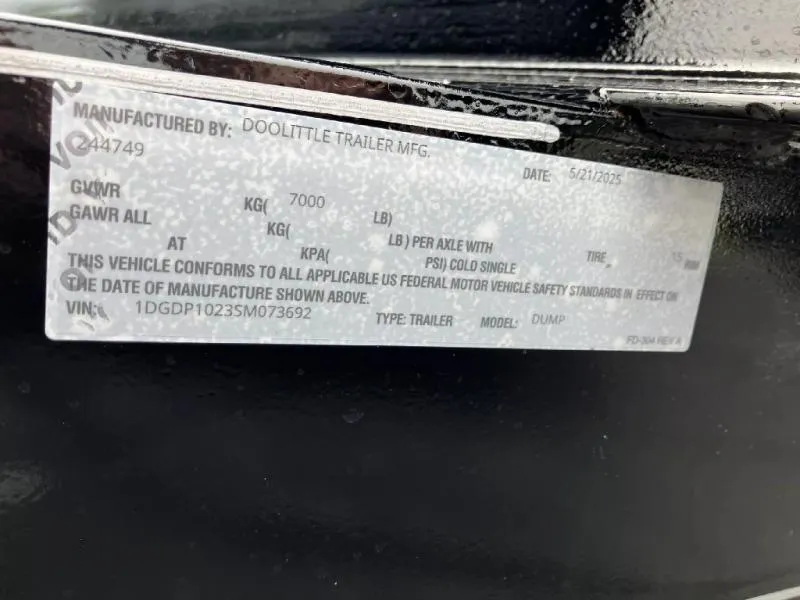 new Dump Trailers Doolittle Trailer Mfg  for sale, in Warren, OH Thumbnail 17