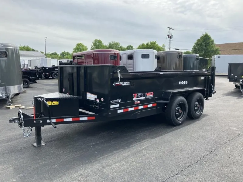2026 Watchdog 7' x 14' Dump Trailer (16k GVWR)