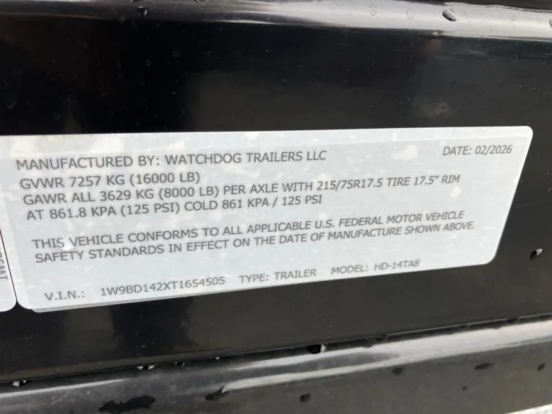 new Dump Trailers Watchdog  for sale, in Warren, OH Thumbnail 23