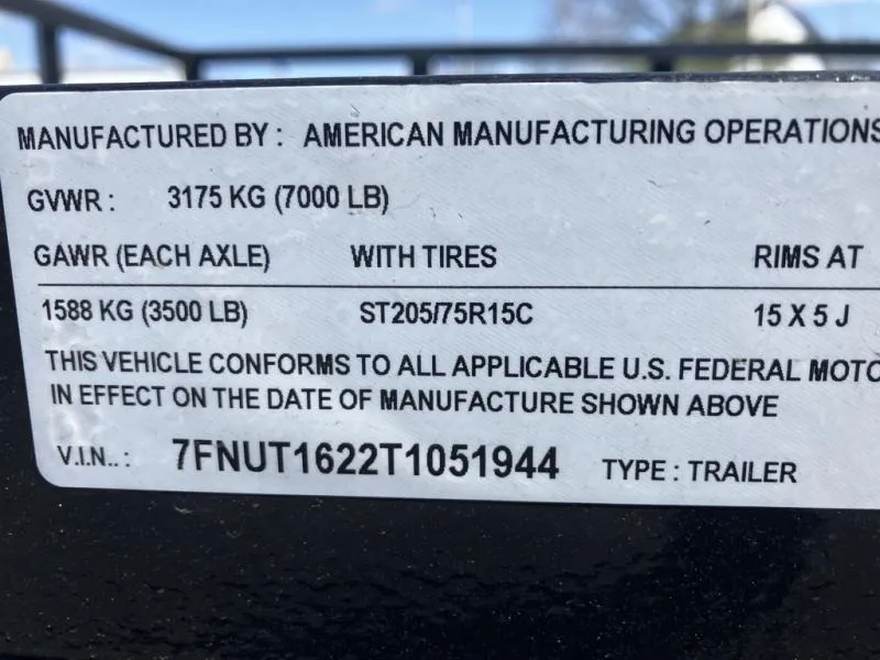 new Utility Trailers American Manufacturing Operations (AMO)  for sale, in Warren, OH Thumbnail 7