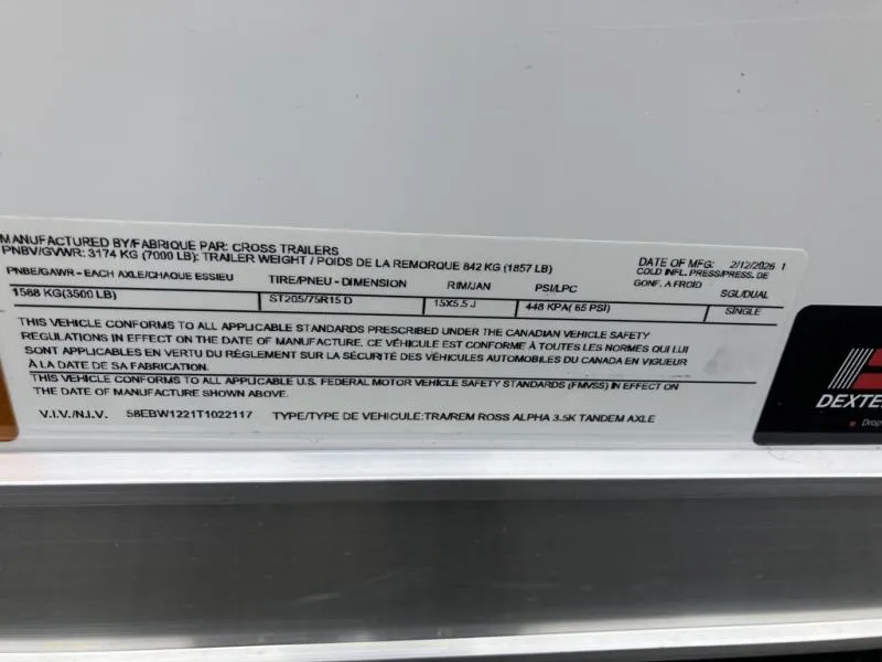 new Cargo (Enclosed) Trailers Cross Trailers  for sale, in Warren, OH Thumbnail 11
