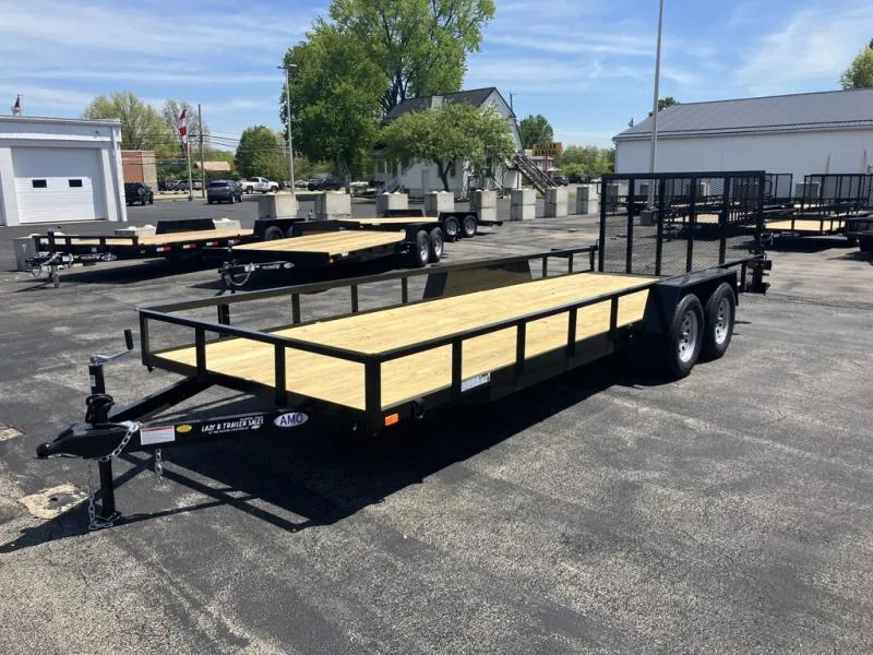 2026 AMO 76" x 20' Utility Trailer (HD Gate)
