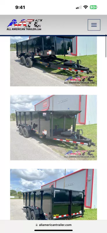 used Dump Trailers Big Tex Trailers  for sale, in Jupiter, FL Thumbnail 4