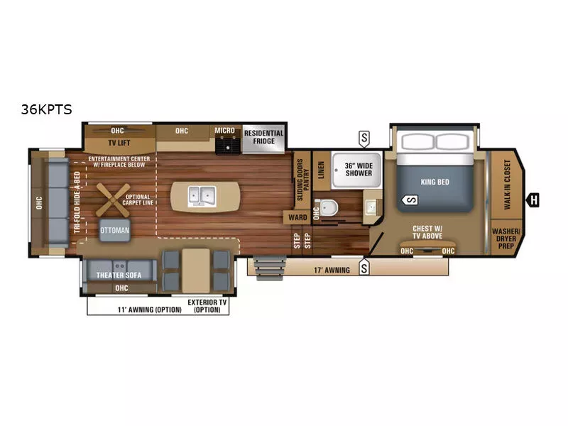 used Fifth Wheel Trailers Jayco Pinnacle for sale, in La Feria, TX Thumbnail 17