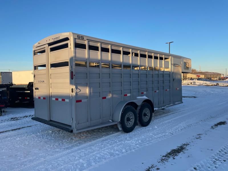 2023 Titan Trailers 20' GN Stock / Stock Combo Trailer 2023 Titan Trailers 20' GN Stock / Stock Combo Trailer