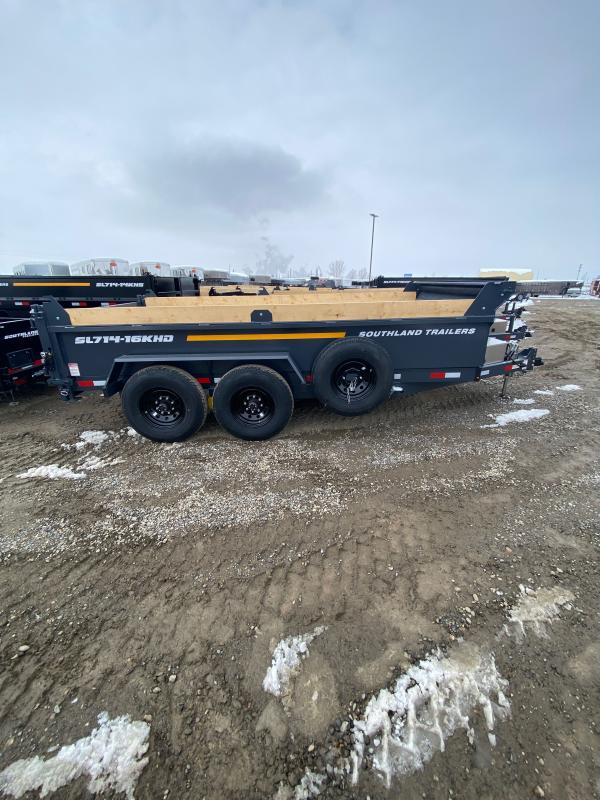 2024 Southland Trailers SL7X14 HS DUMP Dump Trailer Laurel Trading