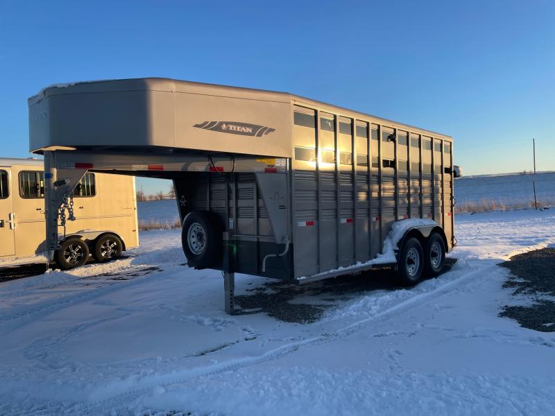 2022 Titan Trailers 16' GN Stock / Stock Combo Trailer 2022 Titan Trailers 16' GN Stock / Stock Combo Trailer