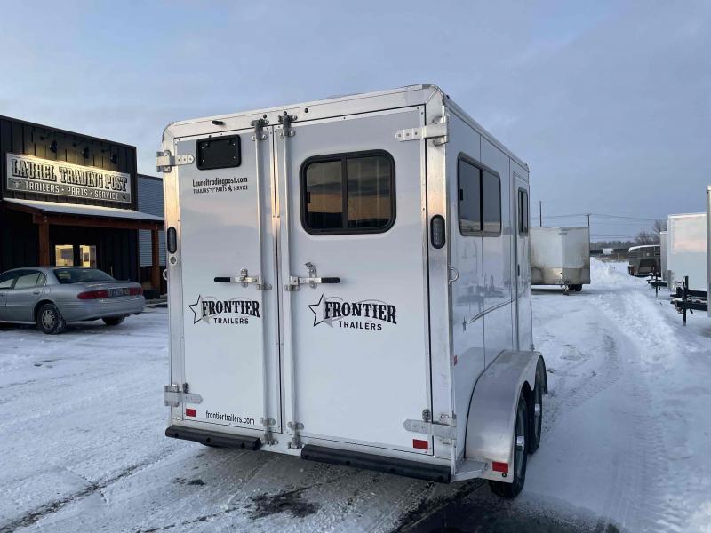 2023 Frontier Strider Lite 2H BP Horse Trailer Two Horse Trailers For