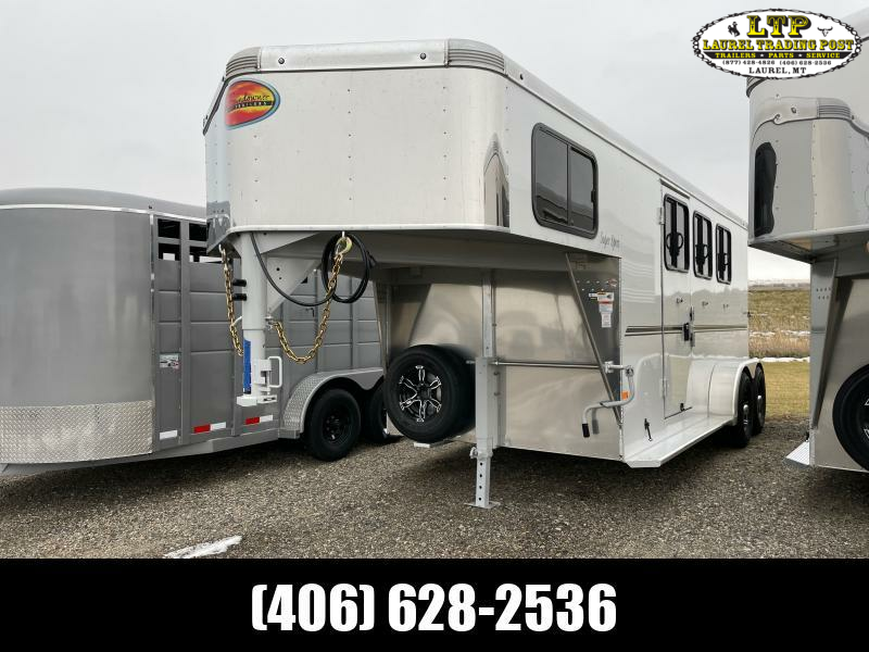 2022 Frontier Combo/Slant 3H 16.7' Horse Trailer Laurel Trading Post