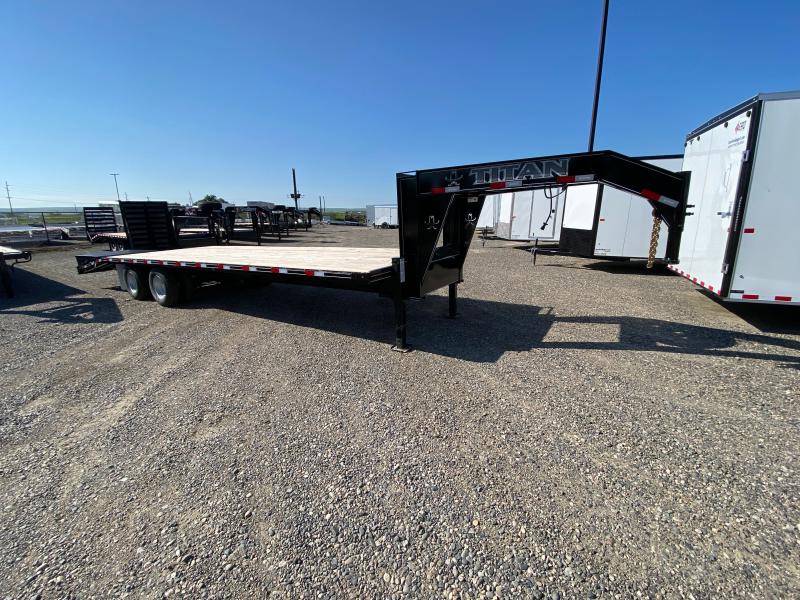 2023 Walton Trailers 30' GN DUALLY Flatbed Trailer Laurel Trading