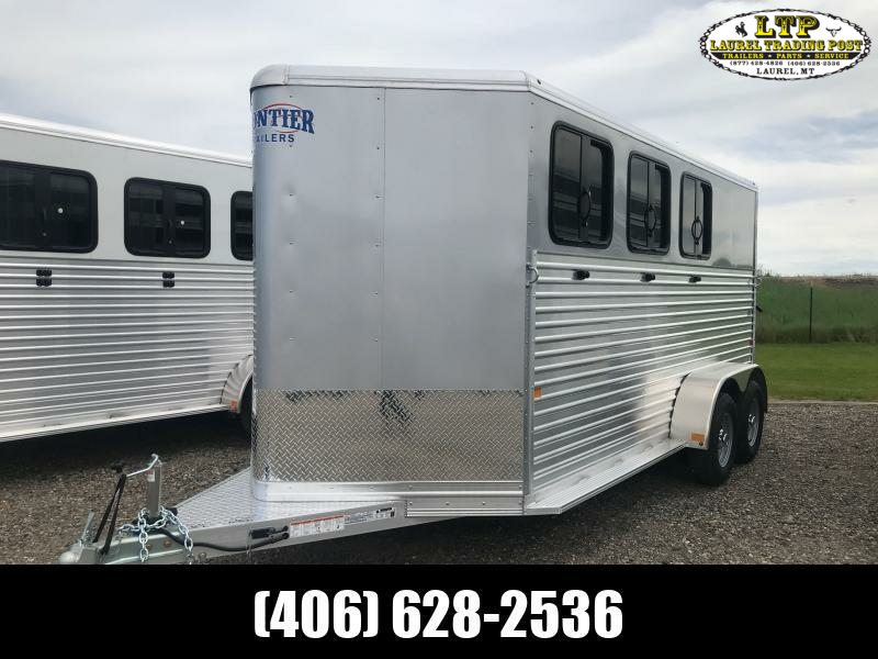 2022 Frontier Combo/Slant 3H 16.7' Horse Trailer