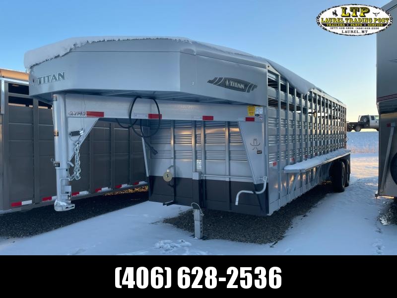 2022 Titan Trailers 24' GOOSENECK Stock / Stock Combo Trailer 2022 Titan Trailers 24' GOOSENECK Stock / Stock Combo Trailer