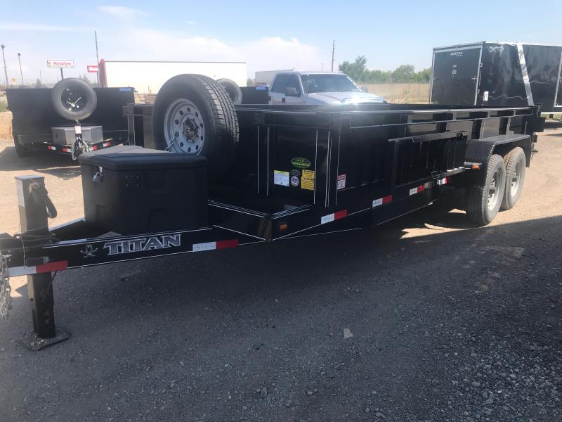2020 Titan Trailers 82 X 16 BP Dump Trailer 2020 Titan Trailers 82 X 16 BP Dump Trailer