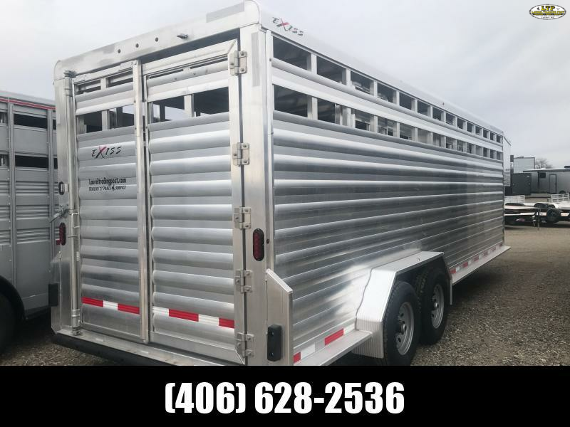 2023 Exiss Trailers STK 7024 7'0" Tall Livestock Trailer Laurel Trading Post Billings MT