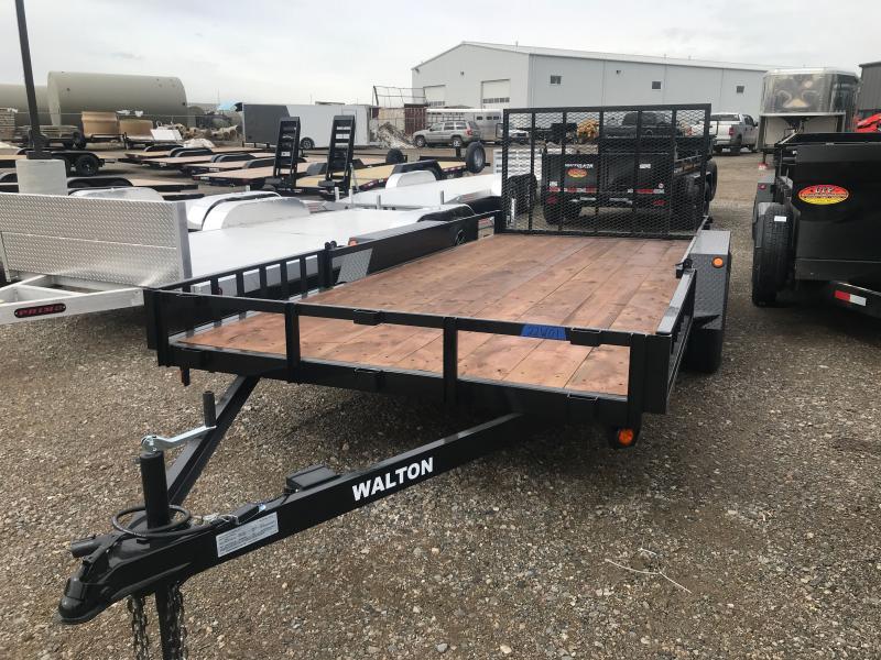 2022 Walton Trailers 16' BP FLATBED Utility Trailer Near Me