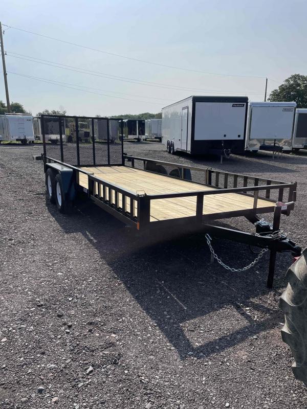 2023 Car Mate Trailers 6.5x18 Utility with Side Loading Steel Ladder