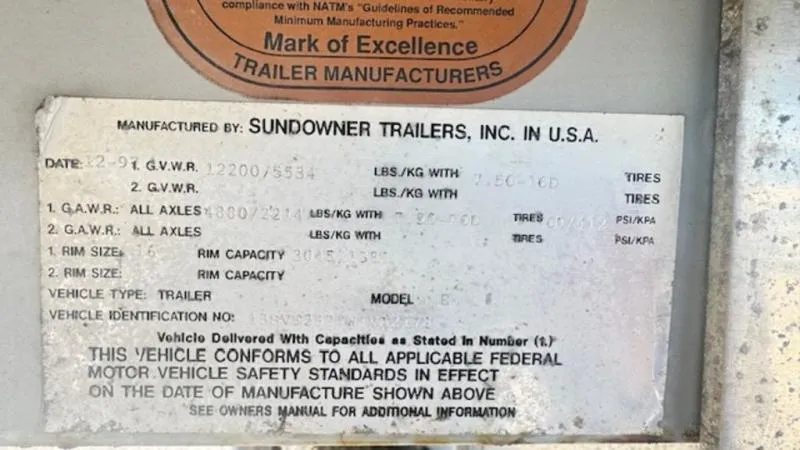 used Horse Trailers Sundowner Trailers  for sale, in San Angelo, TX Thumbnail 7