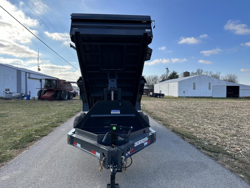 2024 Iron Bull 83"x16' 14K DWB Model Dump Trailer S and S Trailer