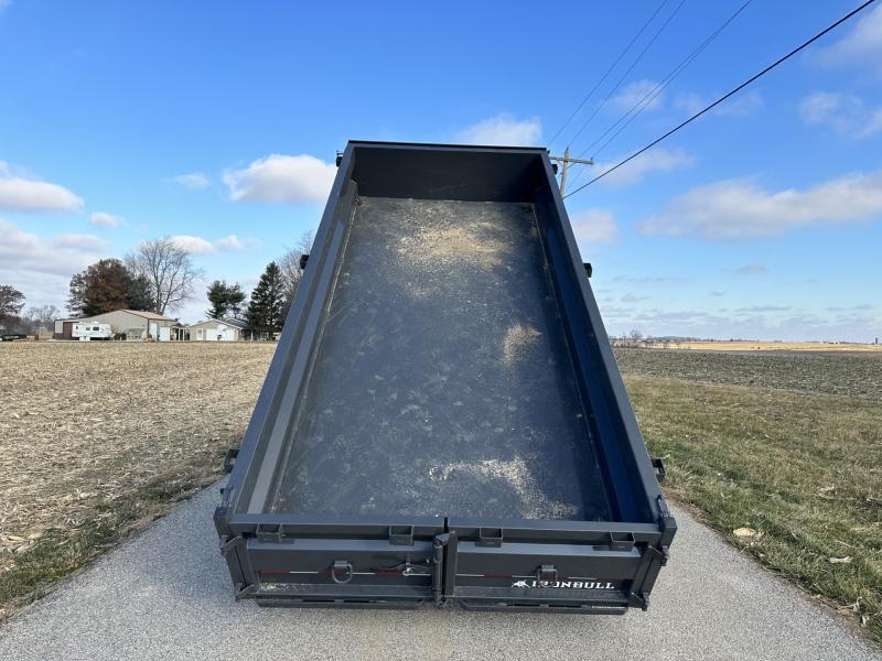 2024 Iron Bull 83"x16' 14K DWB Model Dump Trailer S and S Trailer