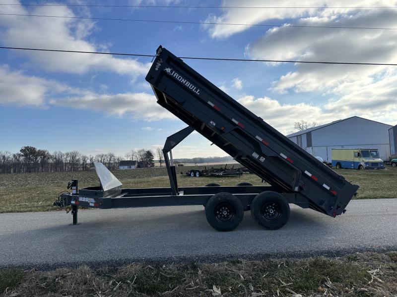 2024 Iron Bull 83"x16' 14K DWB Model Dump Trailer S and S Trailer