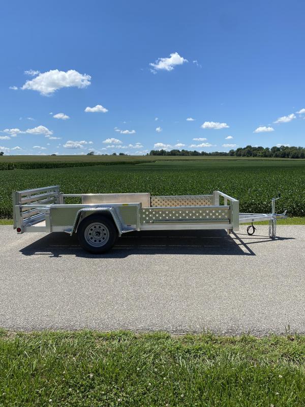 2021 Quality Steel and Aluminum 80"x12' Deluxe Aluminum Utility Trailer 2021 Quality Steel and Aluminum 80"x12' Deluxe Aluminum Utility Trailer