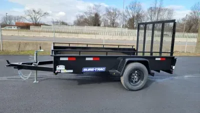 2027 Sure-Trac 6'X10' 3K Steel High Side Utility Trailer