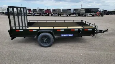 2027 Sure-Trac 7'X12' Steel High Side 3K Utility Trailer 